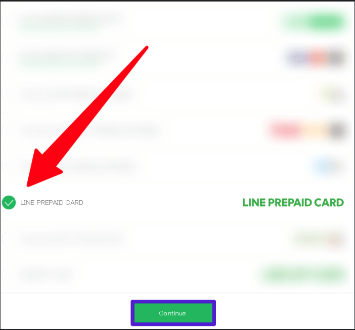 Select LINE Prepaid